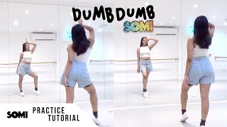 PRACTICE SOMI  DUMB DUMB  Dance Tutorial  SLOWED  WMIRROR [upl. by Reddin]