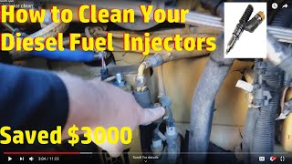 Cleaning My Diesel Fuel InjectorsSaved me 3000 [upl. by Niliak]