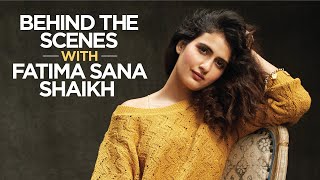 Behind the scenes with Fatima Sana Shaikh  Fatima Sana Shaikh Photoshoot  Filmfare [upl. by Notsniw]