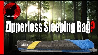 Sierra Designs Cloud 35 Sleeping Bag – Zipperless Sleeping Bag Review [upl. by Eedak]