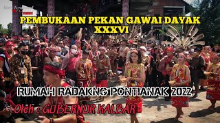 salambudaya PEMBUKAAN PEKAN GAWAI DAYAK PONTIANAK 2022 [upl. by Devine]