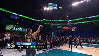 Three Point Contest Stephen Curry  Final Round  February 16 2019  NBA AllStar 2019 [upl. by Ozzie]