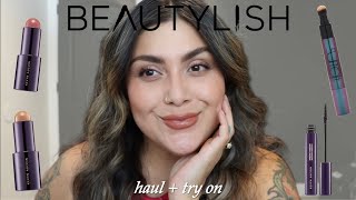 Beautylish haul amp try on Kevyn Aucoin new cream stick formulas amp Surratt Dew Drop Concealer [upl. by Stauffer]