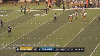 Faulkner vs Reinhardt Football [upl. by Noiek]