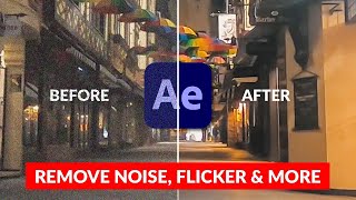 Advanced Noise amp Flicker Removal for Video in After Effects [upl. by Seta349]