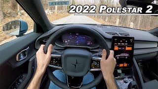 2022 Polestar 2 Dual Motor  The Electric Car for Architects POV Binaural Audio [upl. by Ellingston]