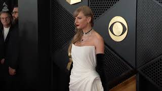 TAYLOR SWIFT  Fashion Cam  2024 GRAMMYs [upl. by Anayaran]