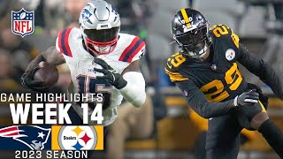 New England Patriots vs Pittsburgh Steelers  2023 Week 14 Game Highlights [upl. by Dimmick]