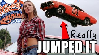 Cooters Last Stand Jumping The General Lee 2017 [upl. by Notnil983]