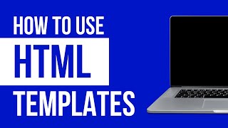 How to use HTML Website Templates [upl. by Jory]