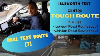 Isleworth Driving Test Centre  REAL Test Route 7  Full Commentary [upl. by Nalim218]