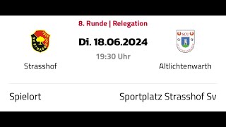 Relegation SV Strasshof gegen SCU Altlichtenwarth [upl. by Aehsel]