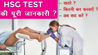 सही तरीका क्या है  HSG test for female infertility  Blocked fallopian tubes Test कितनी बार करवाए [upl. by Monaco]