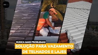 Solução para telhado colonial com manta bidim e Impermeabilizante Parte 1 [upl. by Sachiko]