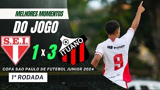 Itapirense vs Ituano  Melhores Momentos  1ª Rodada  Copinha 2024 [upl. by Adieren]