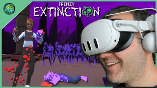 Frenzy Extinction Review Bloody CoOp Mutant Zombie Shooter for Meta Quest [upl. by Dominick]