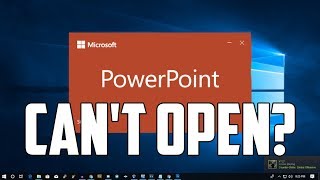 How To Fix PPT PowerPoint File is not Opening in Windows 10 PC [upl. by Esiom]