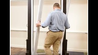 Installing a Retractable Screen Door  Andersen Windows [upl. by Yonatan]