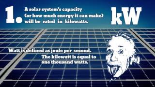 Kilowatts KilowattHours and Peak Kilowatts  kW kWh kWp [upl. by Aigil]