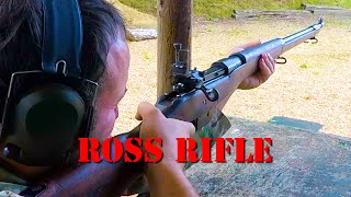 Vintage Canadian Ross Rifle  Firing REAL Bullets  Chris [upl. by Stargell]