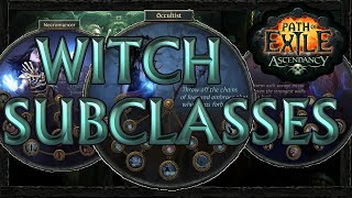 Path of Exile Witch Ascendancy Classes Review [upl. by Ahtennek]