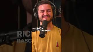 How do you pronounce Rick Riordan improv rick rickriordan musicalmonday improvbroadway [upl. by Atteuqihc]