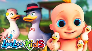 Goosey Goosey Gander🦆  LooLoo Kids Nursery Rhymes for Kids [upl. by Oidacra]