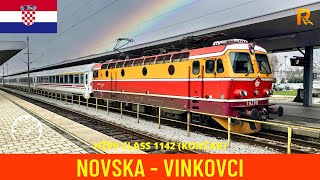 Winter Cab Ride Novska  Vinkovci Croatian Railways  train drivers view in 4K [upl. by Shannen]