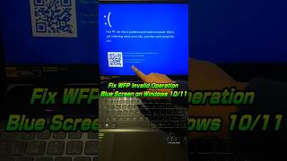 Fix WFP Invalid Operation Blue Screen Error on Windows 1011 💻 youtubeshorts shorts [upl. by Lihas]