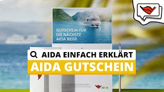 AIDA Gutschein  AIDA einfach erklärt 💡 [upl. by Maegan743]