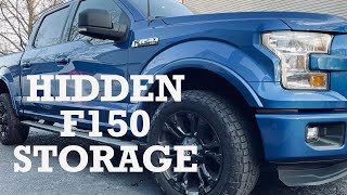 Ford F150 Hidden Storage Access [upl. by Prud183]