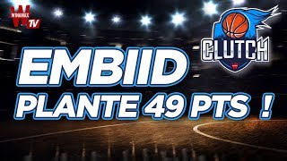 🏀 Clutch  Joel Embiid fait péter son record  basket [upl. by Atener]