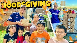 I GAVE AWAY TURKEYS IN THE HOOD FOR THANKSGIVING [upl. by Nnalyrehc]