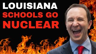 Louisiana schools GO NUCLEAR on woke REQUIRE Ten Commandments in ALL CLASSROOMS [upl. by Peper]