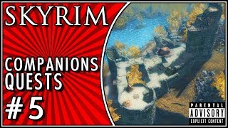 Skyrim Stealing Plans  Faldars Tooth Companions Questline 5 [upl. by Eibbil347]