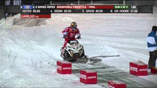 LaVallee gets gold in Snowmobile Freestyle [upl. by Kokoruda]