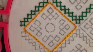 chain stitch embroidery  how to chain stitch embroidery  easy hand embroidery tutorial [upl. by Yanal]