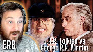 Author SMACKDOWN J R R Tolkien vs George R R Martin Epic Rap Battles of History Reaction [upl. by Sudhir]