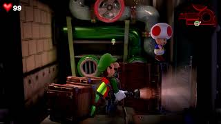 Luigis Mansion 3 Playthrough Part 14  Save Toad Return to Floor B2 [upl. by Ocirema]