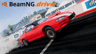 Building a 8 Sec DRAG CAMARO in BeamNGdrive [upl. by Anyrak]