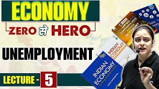 Unemployment  Economy Series for UPSC CSE  Lecture  5  UPSC Wallah [upl. by Krongold]