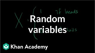 Random variables  Probability and Statistics  Khan Academy [upl. by Anida]