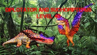 Jurassic World The Game  Diplotator and Suchoripterus Level 40 [upl. by Quartis]