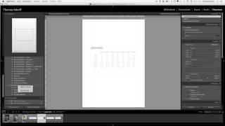 Einen Jahreskalender in Lightroom erstellen [upl. by Cioban]