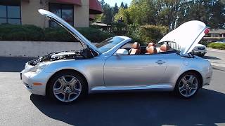 2006 Lexus SC430 hard top convertible video overview and walk around [upl. by Dur186]