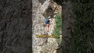 1000m Klettersteig in der Schweiz Daubenhorn [upl. by Enaelem969]