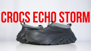 CROCS ECHO STORM  Unboxing review amp on feet [upl. by Trixy]