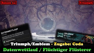 Flüchtiger Flüsterer Guide Triumph Datenwettlauf Episode Echos Destiny 2 Final Shape [upl. by Perle]