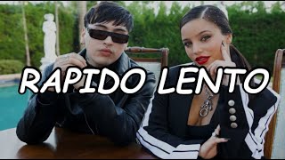 Emilia Tiago Pzk  Rápido Lento 🔥 LETRA [upl. by Aicel]