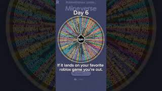 If it lands on your favorite roblox game youre out Day 6 mineverse roblox shorts [upl. by Naahsar559]